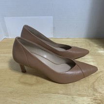Naturalizer 27 Edit Faris Leather Pointed Toe Pumps Butter Toffee Size 5M - $18.63
