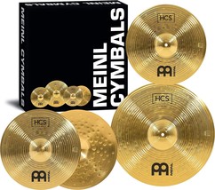 Meinl Cymbal Set Box Pack with 14” Hihats, 18” Crash/Ride, Plus a FREE 14” Crash - $226.99