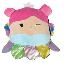 Squishmallows 12&quot; Esmina The Pink Haired Fairy Soft Plush Toy Rainbow Wings NWT - £27.69 GBP