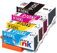 Compatible 910xl Ink Cartridges for hp Printers 8020 8025 8035 Replacement for h - £54.77 GBP