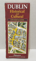 Vintage 1996 Mapmasters Dublin Historical and Cultral City Map and Guide - £25.47 GBP