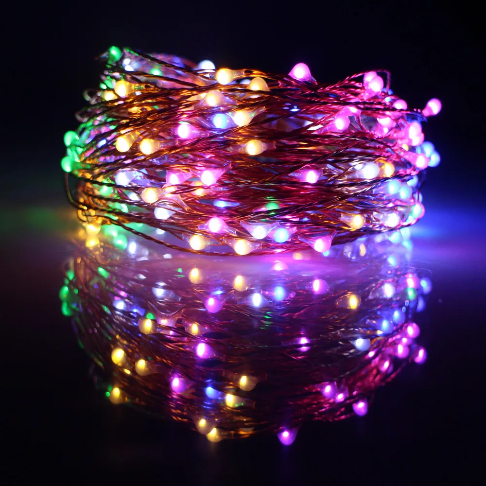 5M 10M 20M LED String Light Copper Wire Fairy Warm White Multicolor Gar Home Chr - £62.16 GBP