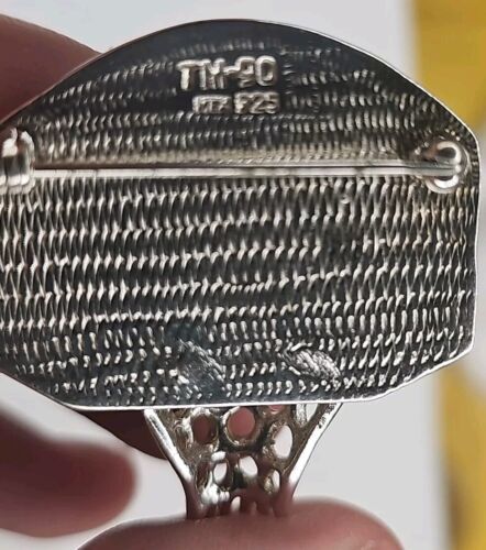 Silver 925 Basketball Brooch Pin Item image 9