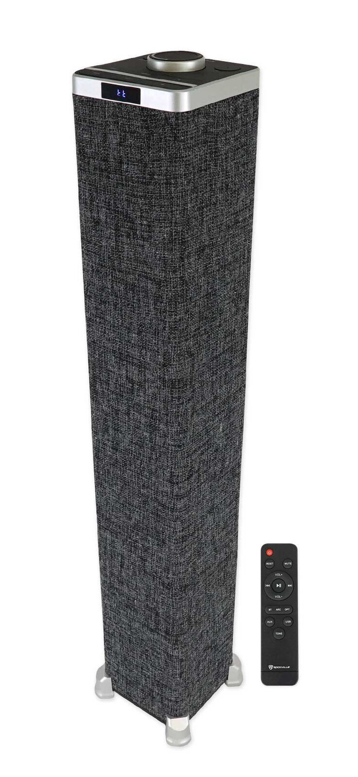 Rockville ONE-TOWER All-In-One Tower Bluetooth Speaker System+HDMI/Optical/RCA