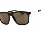 Emporio Armani EA4237 6186EF Matte Dark Brown/Brown 57-18-145 Sunglasses... - $138.85