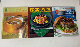 3 Food &amp; Wine Magazine Annual Cookbooks 1997 2001 &amp; 2010 Hardcover - £44.71 GBP
