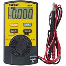 Sperry Instruments Pocket DM4A, Voltage, Outlet Tester, Yellow Digital - $75.14 CAD