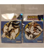Shadow And Sonic The Hedgehog Enamel Pins Set Official Sega Badges - £22.35 GBP