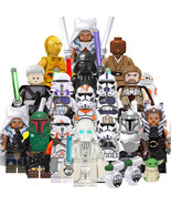 Star Wars Mando Ahsoka Obi-Wan Rahm Kota 16pcs Minifigures Toy - £17.22 GBP