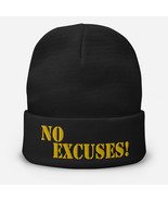 No Excuses! (Gold) Knit Beanie - $29.99