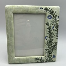 Vtg Burnes of Boston Embossed Floral Frame Lavender Green Purple 5 x 7&quot; 1999 - $21.49