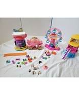 LARGE LOT SQUINKIES Playsets Coaster Cafe, Mall, Disney Princesses Mall ... - $1,335.02 MXN