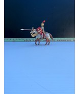 Schleich 70017 World of Knights Rider Soldier, Lance, and Horse Figurine... - $34.05 CAD