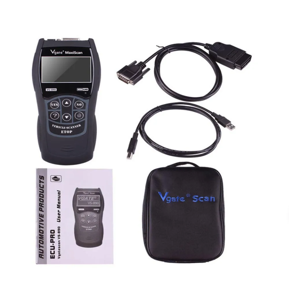 For Vgate VS890 OBD2 Diagnostic Scanner VS890 Vgate Scan Tool Vs 890 CAN-BUS Mul - $125.93