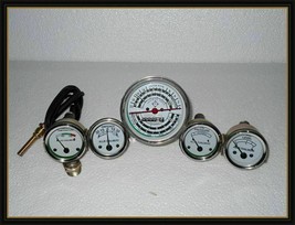 Allis Chalmers Oil Temp Amp Tach Fuel Gauge Set for Tractor Gas D14 - $48.55