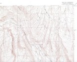 Blue Hill Quadrangle Wyoming 1960 USGS Topo Map 7.5 Minute Topographic - $23.99