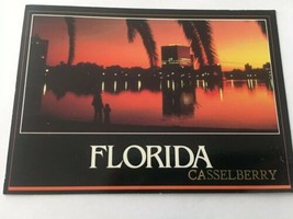 Vintage Postcard Posted 1989 Casselberry Florida Sunset FL - £0.82 GBP