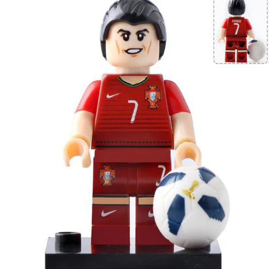 Cristiano Ronaldo Minifigure Football Legend - $5.99