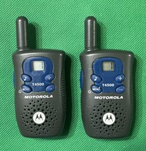 Motorola Talkabout T4500 Two Way Radios Walkie Talkie Set - 2 Units! Wor... - $19.60
