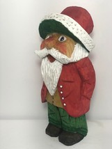 Out On The Town Santa Clause Caricature Figurine &amp; Christmas Table Ornament - £33.18 GBP