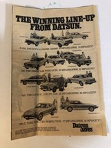 1975 Datsun Car Vintage Print Ad Advertisement pa19 - £7.00 GBP