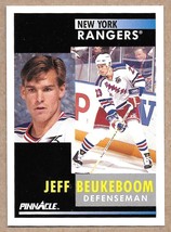 1991-92 Pinnacle #229 Jeff Beukeboom New York Rangers - £1.52 GBP