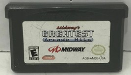 Nintendo Game Boy Advance Midway&#39;s Greatest Arcade Hits Cleaned Tested&amp;A... - $9.49
