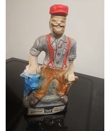 VINTAGE 1970 JIM BEAM PAUL BUNYAN BRAINERD MINNESOTA EMPTY BOTTLE/DECANTER - $17.81