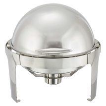 Winware Madison 8qt Full-size Chafer, Roll-top, S/S, Heavyweight, Stainl... - £120.99 GBP