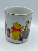 Vintage Walt Disney Productions Winnie the Pooh Gold Trim Coffee Tea Mug Japan - £5.97 GBP