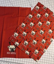 Cooksmart Tea Towels Bah Humpug Cotton Unused No Tags or Packaging Red Christmas - £10.14 GBP
