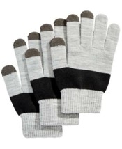 MSRP $35 Inc Pair +1 Tech Glove Set Gray One Size - $7.27