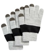 MSRP $35 Inc Pair +1 Tech Glove Set Gray One Size - $16.56 CAD