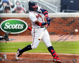 Ronald Acuna Jr. Signed 16x20 Atlanta Braves Baseball Photo BAS - £147.12 GBP