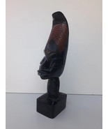 old rare Africam Rustic Carved Wood  artesanal  madera tallada  - $117.81