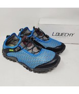 Louechy Ponrea Men&#39;s Water Shoes Sz 8 EUR 41 Blue Mesh Outdoor Sneakers - £19.58 GBP