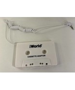 iWorld Cassette Adapter ipod iphone Mp3 Compatible *white” - $4.95
