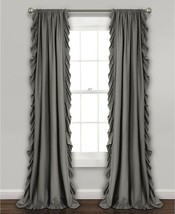 Lush Decor Reyna Window 54 x 95 Curtain Gray  T410265 - £70.42 GBP