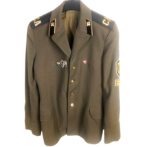 Vintage Russian Soviet Military Parade Soldier Tunika Blazer Uniform Jacke UdSSR - $55.63