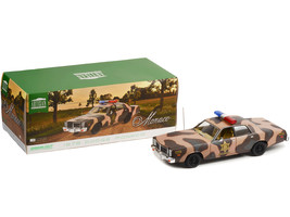 1978 Dodge Monaco Brown Camouflage &quot;Hazzard County Sheriff&quot; 1/18 Diecast... - $83.89