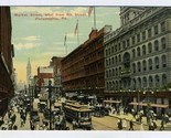 Market Street West from 8th Postcard Philadelphia Pennsylvania 1900&#39;s  - $13.86