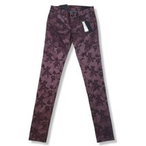 J And Company Jeans Size 26 Skinny Stretch Embroidery Sunflower Floral O... - $39.59