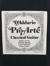 J4501 D&#39;Addario Pro Arte Classical Guitar String Clear Nylon (28e) Singl... - £4.71 GBP