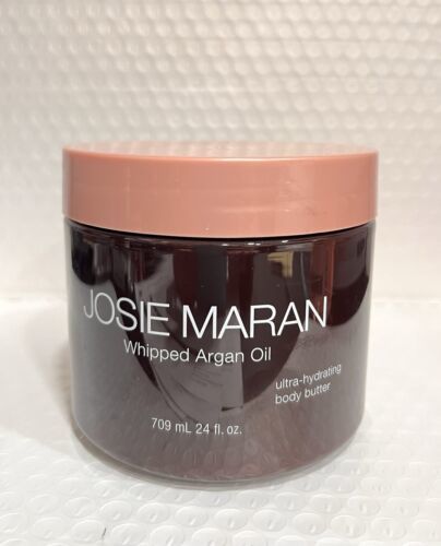 Josie Maran Whipped Argan Oil Body Butter CREAMY WINTER MINT 24 oz New SEALED