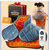 Heating Pad for Back Pain Relief Weighted Heating Pad for Shoulder and Neck - $552.86 MXN