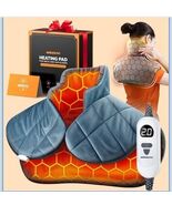 Heating Pad for Back Pain Relief Weighted Heating Pad for Shoulder and Neck - $551.42 MXN