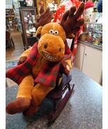 Grandma Got Run Over By A Reindeer Animated Rocking Chair Plush Lights S... - $54.29 CAD