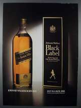 1980 Johnnie Walker Black Scotch Ad - Put in a Box - £14.78 GBP