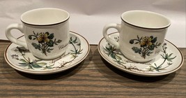 Villeroy and Boch Botanica China Espresso Mug and Saucer Pair (Set 2) - £54.48 GBP