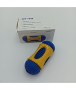 junglejive Pet toys Natural rubber pet toys for nibble and play, blue/ye... - $228.28 MXN